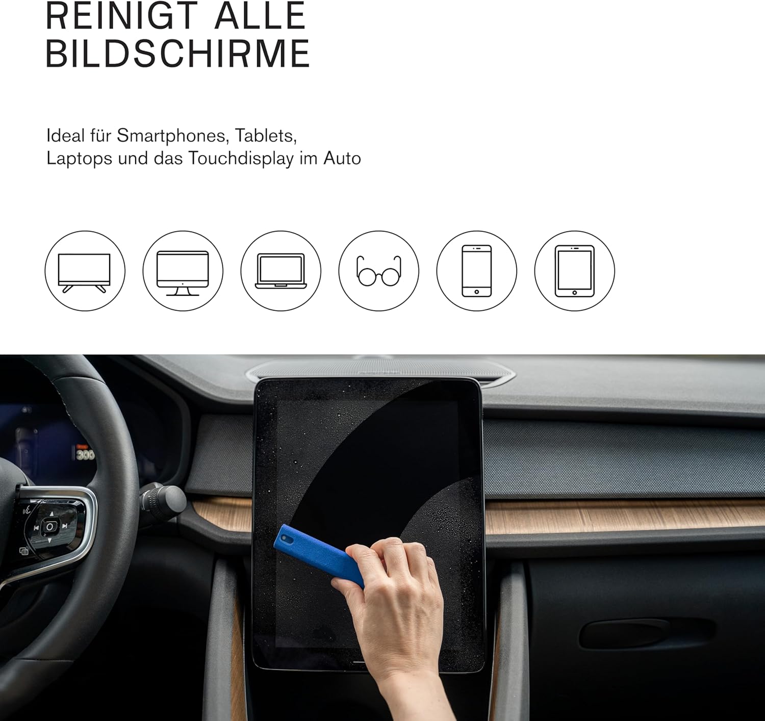 Thumbnail 2 de am Handy-Reinigungsset mit Bildschirmreiniger-Spray (All-in-One) für Smartphone, Tablet & PC – 3er Pack Blau