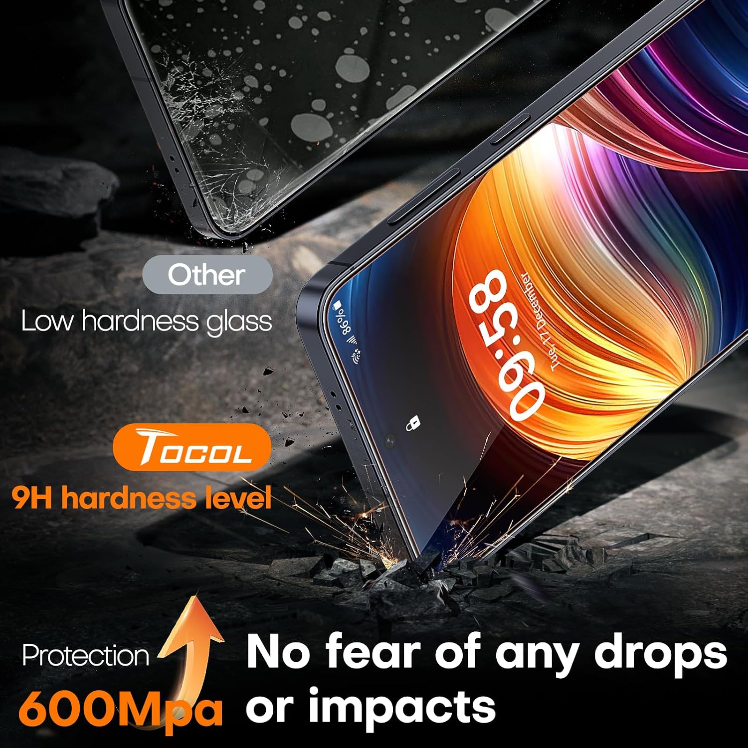 Thumbnail 3 de TOCOL Galaxy S25 Plus Screen Protector