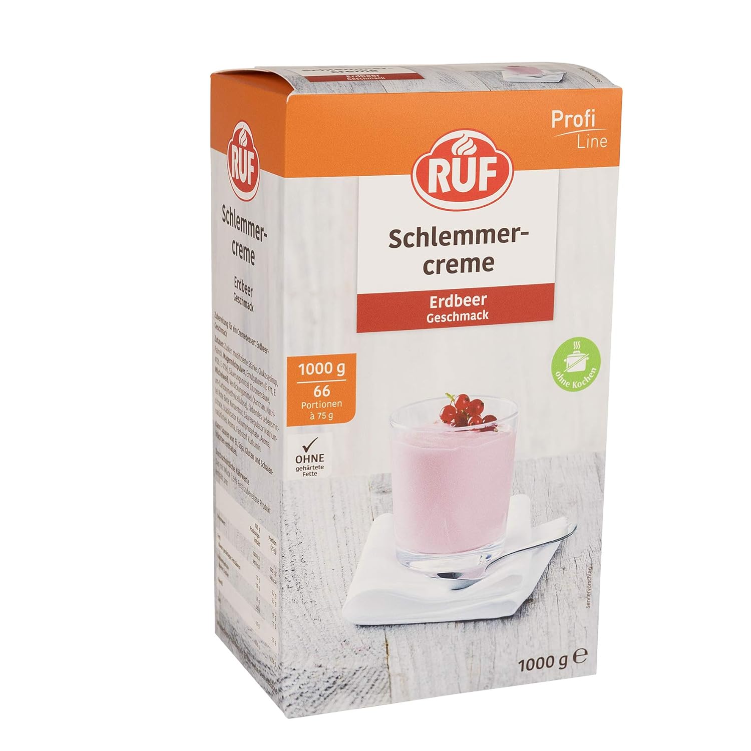 Thumbnail 6 de RUF Schlemmercreme Zitrone (ohne Kochen) Großpackung Dessertpulver – cremiges Zitronen-Cremedessert, glutenfrei, 1.000 g