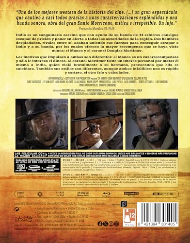 Detalle 2 de La Muerte Tenia un Precio (Per qualche dollaro in più) — 4K UHD + Blu-ray | Divisa Films