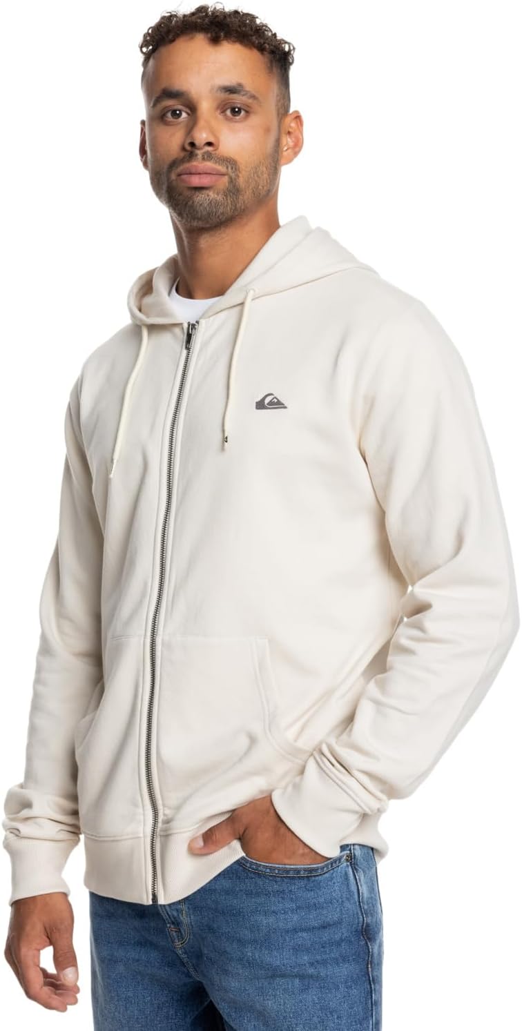 Detalle de Quiksilver Keller Block Zip Maglione Uomo (Pacco da 1) – stile casual e praticità