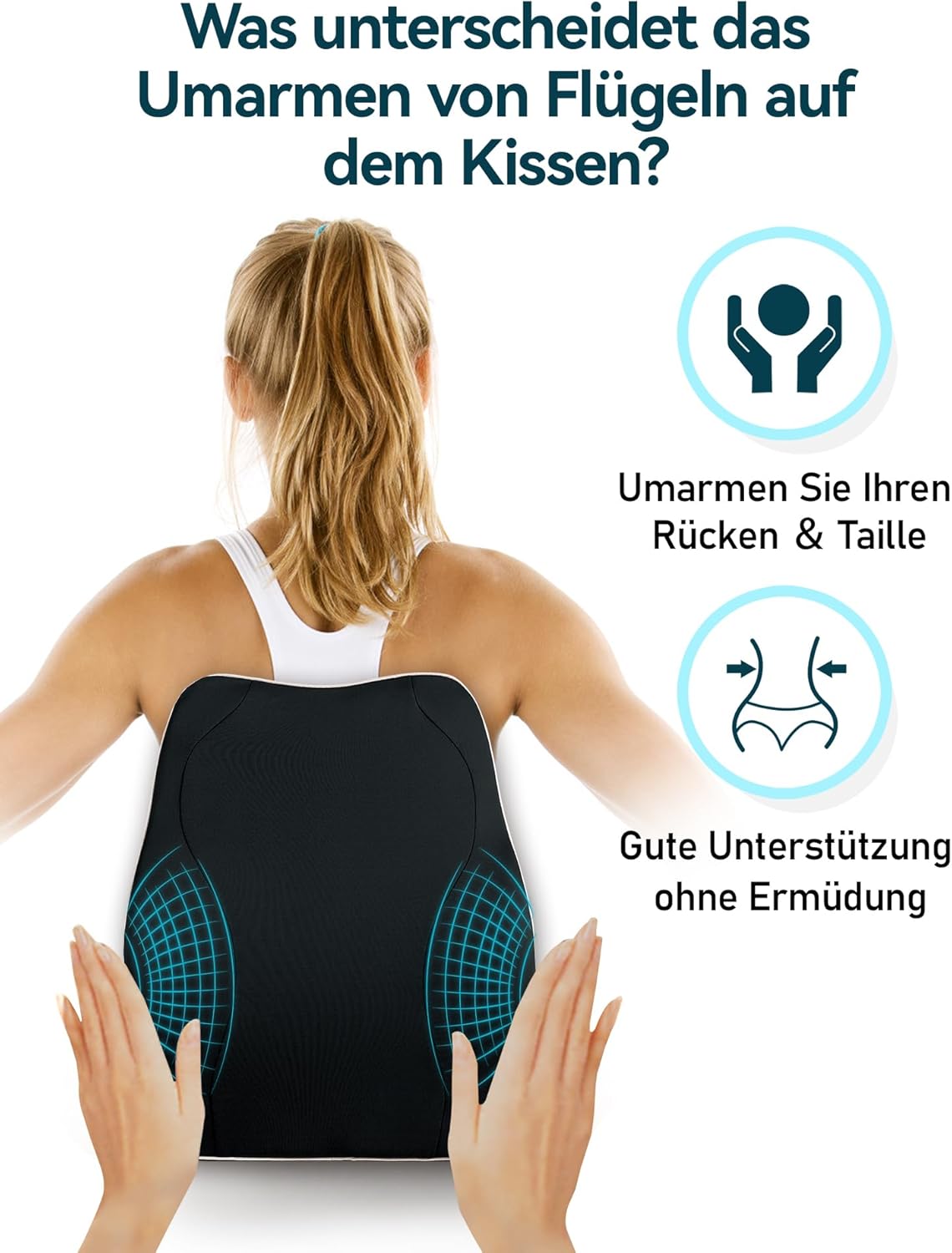 Thumbnail 1 de Travel Ease Lendenkissen 43x40x11 cm