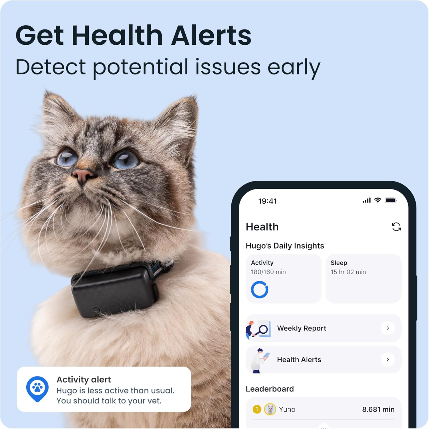 Thumbnail 2 de Tractive Smart Cat Tracker Mini Cat GPS