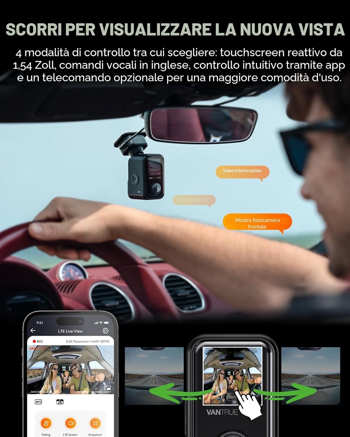Thumbnail 4 de VANTRUE E360 DashCam 5.2K