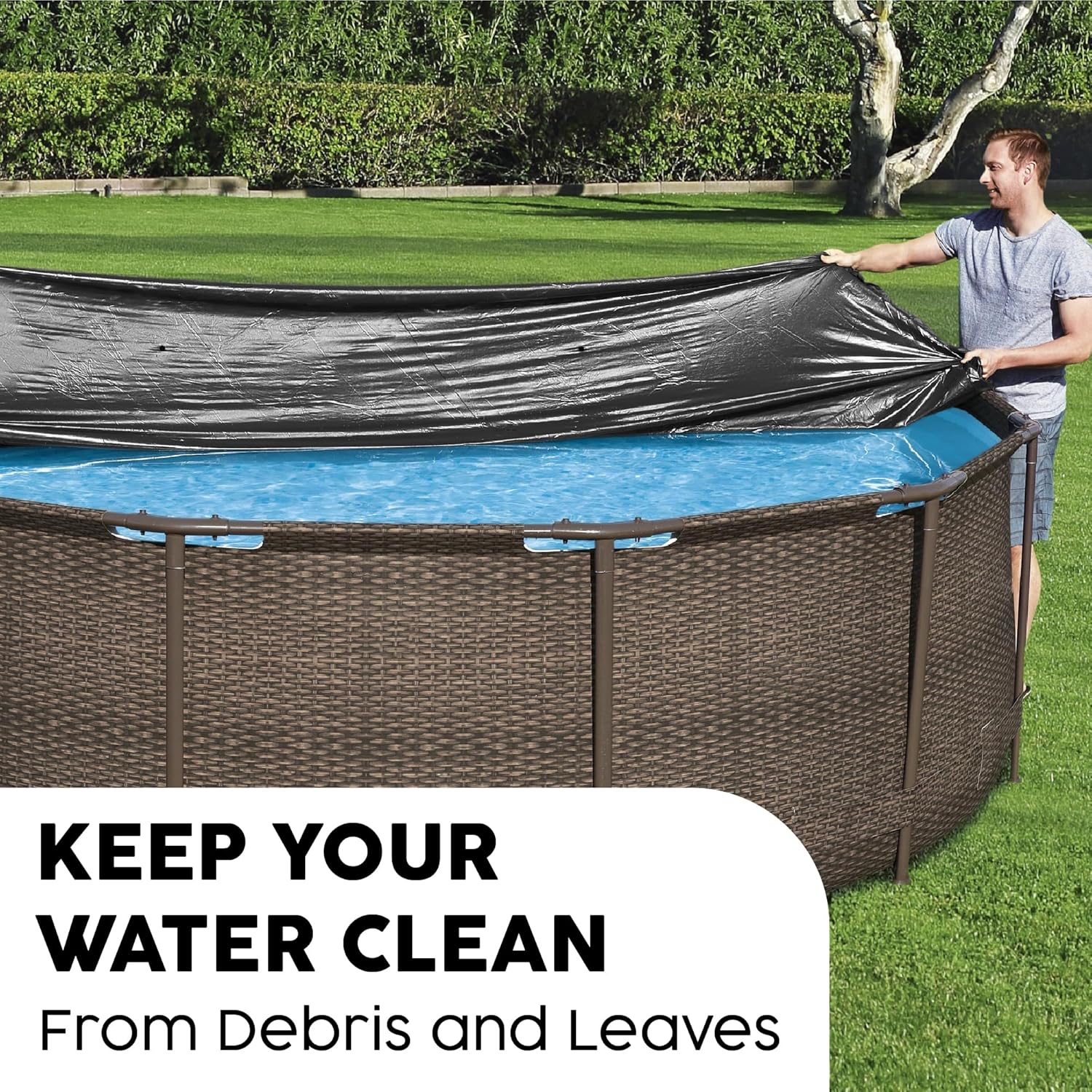 Thumbnail 2 de Bestway Round Pool Cover 3.66m
