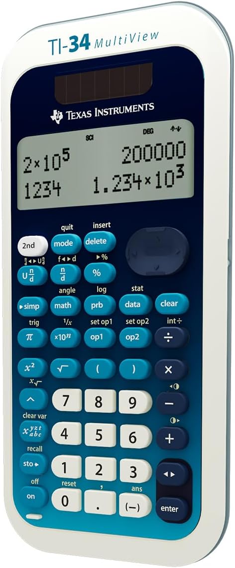 Detalle 2 de Texas Instruments TI-34 MultiView Scientific Calculator