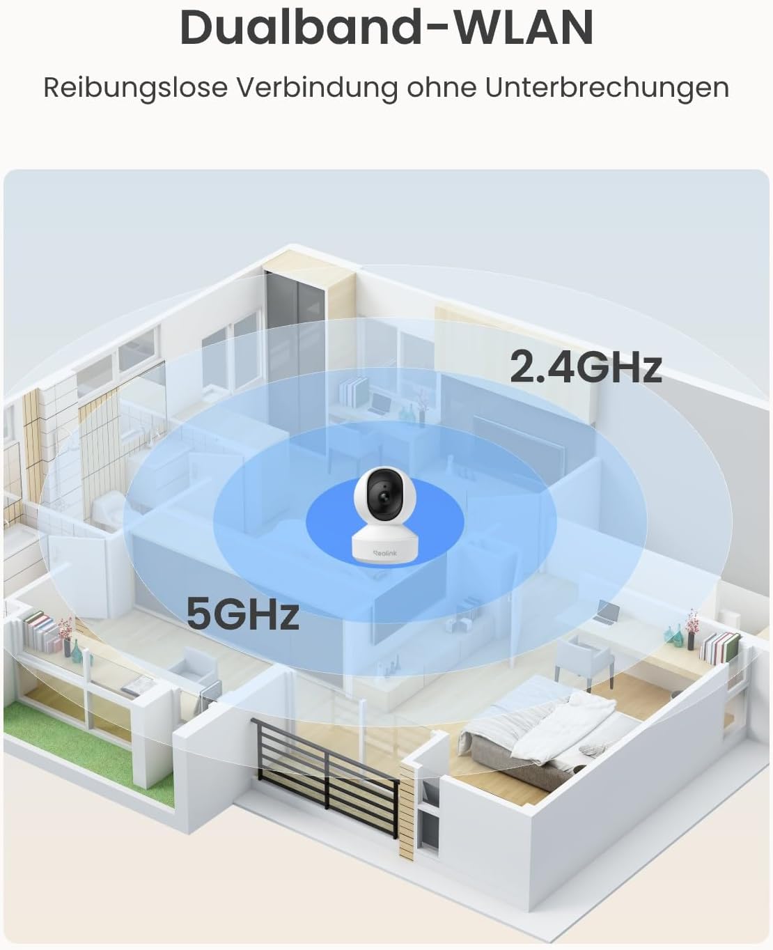 Thumbnail 4 de Reolink E1 Pro 5MP Überwachungskamera für Innenräume