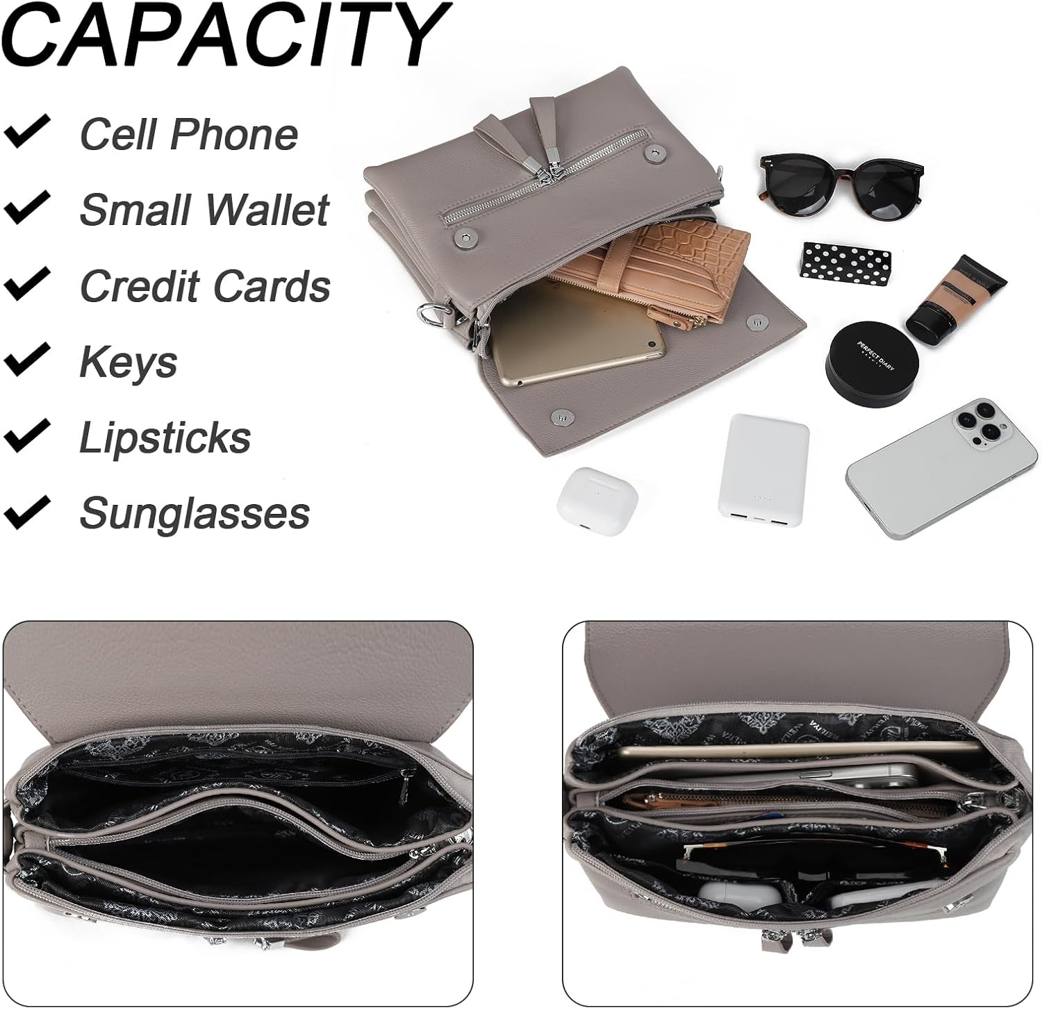 Thumbnail 2 de Gladdon Small Crossbody Purse for Women — Trendy Shoulder Bag with Adjustable Strap