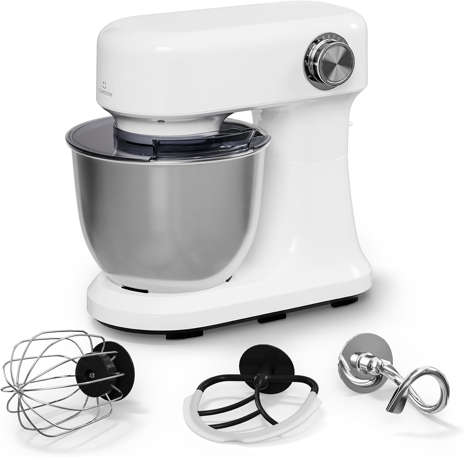 Detalle de Klarstein Bella Evo SM-B03B keukenmixer, 5 liter, 12 snelheden, 1500 W