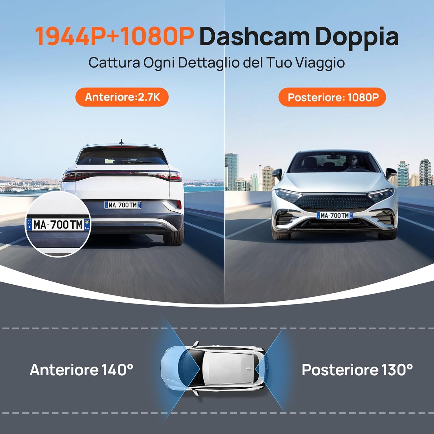 Detalle 2 de 70mai A510 Dash Cam 1944P con GPS e WiFi