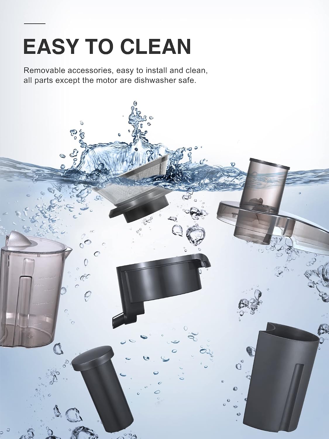 Detalle de QCen Centrifugal Juicer 500W