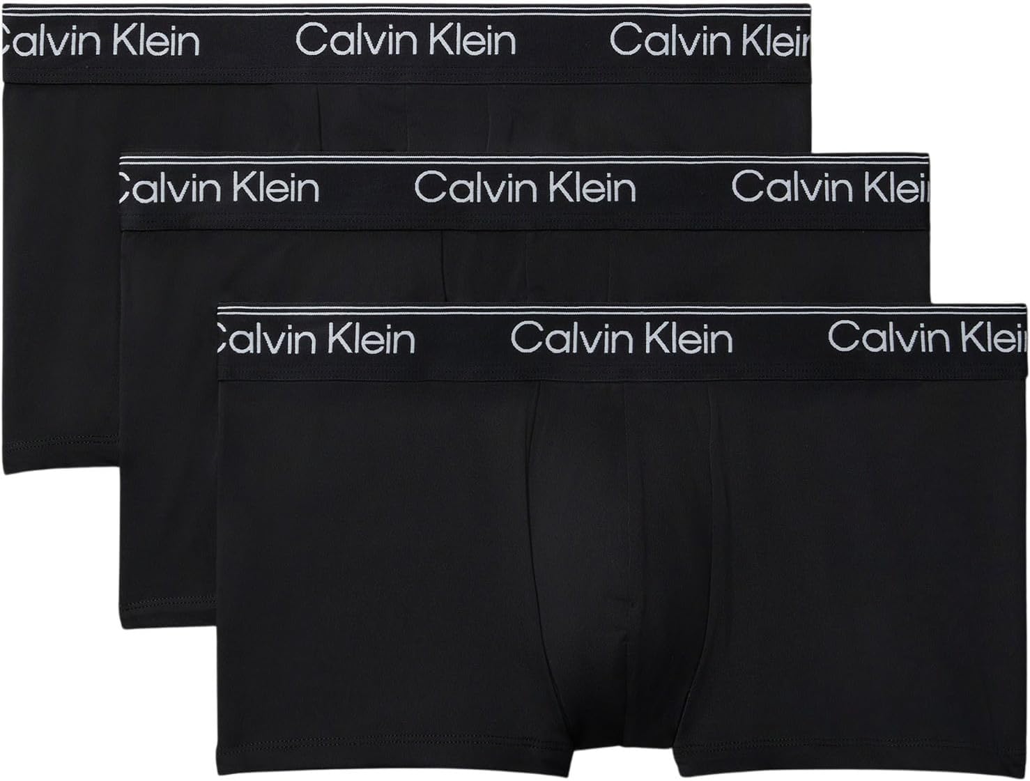 Thumbnail 6 de Calvin Klein Low Rise Trunk 3pk LV00NB4409, boxer a vita bassa da uomo (confezione da 3)