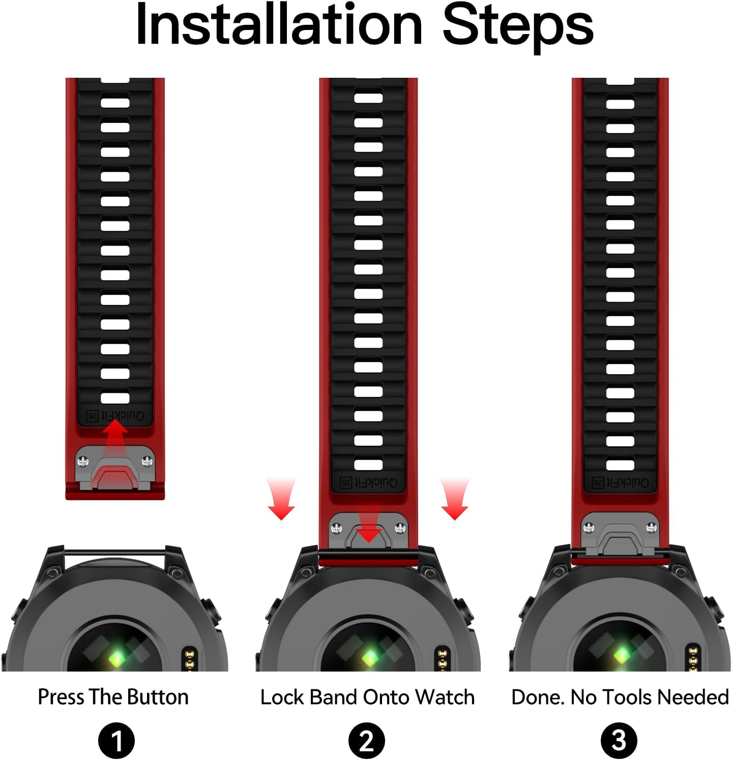 Thumbnail 4 de OVERSTEP Strap for Fenix 8 51mm replacement