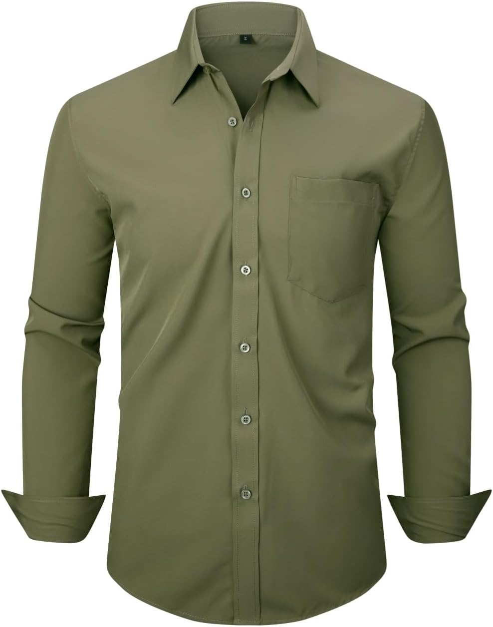Thumbnail 6 de Lumilk Stretch Dress Shirt Regular Fit with Pockets