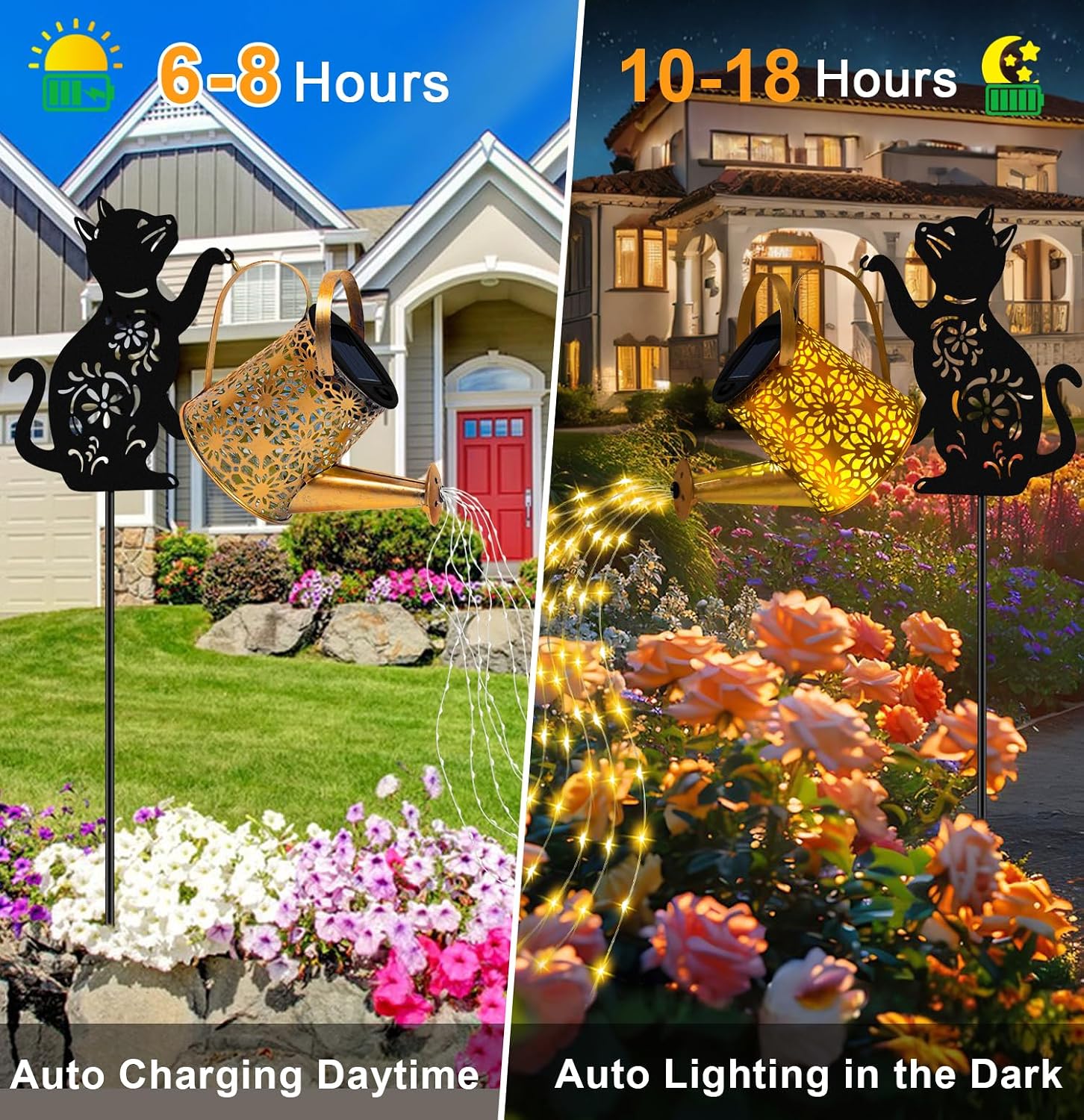 Detalle 2 de Ostritec Solar Watering Can Lights, Metal