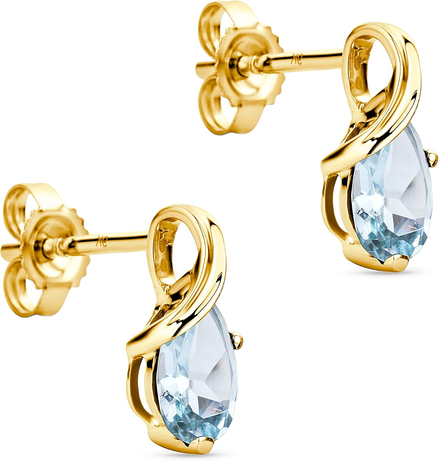 Detalle de Orovi Boucles d'Oreilles Poire 0,91 ct