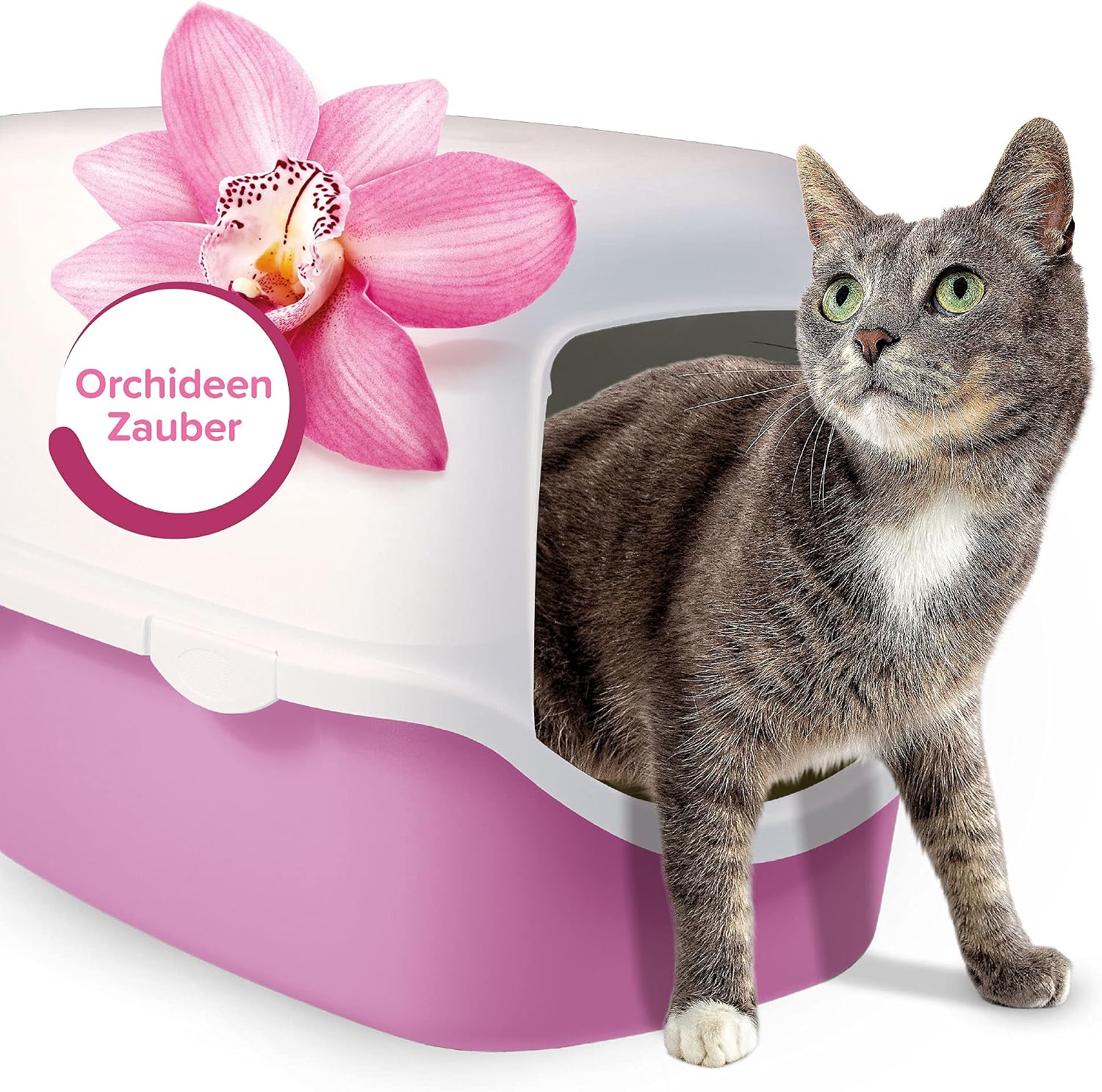 Detalle de Beaphar Multi Frisch Orchideenzauber, 400 g – Geruchsstopper für Katzenstreu