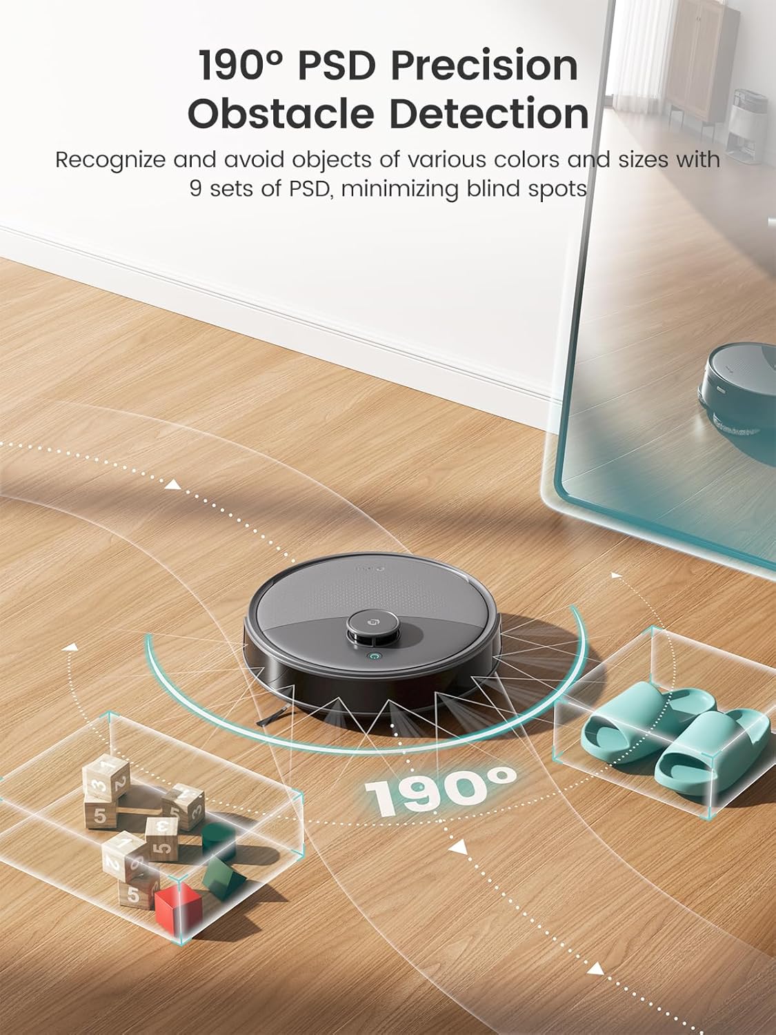Thumbnail 5 de Lefant M3 Max robot vacuum with mop and self-cleaning station (20,000Pa suction, dToF navigation)