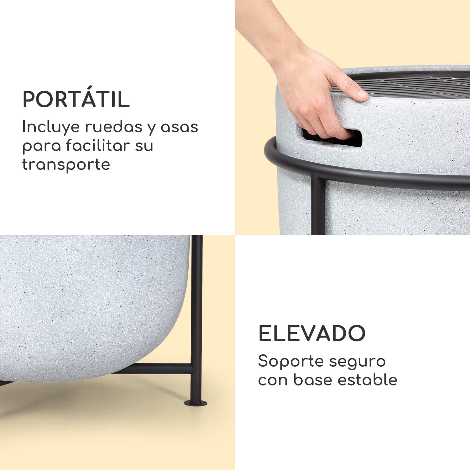 Thumbnail 5 de blumfeldt Brasero Exterior con Parrilla 52 cm