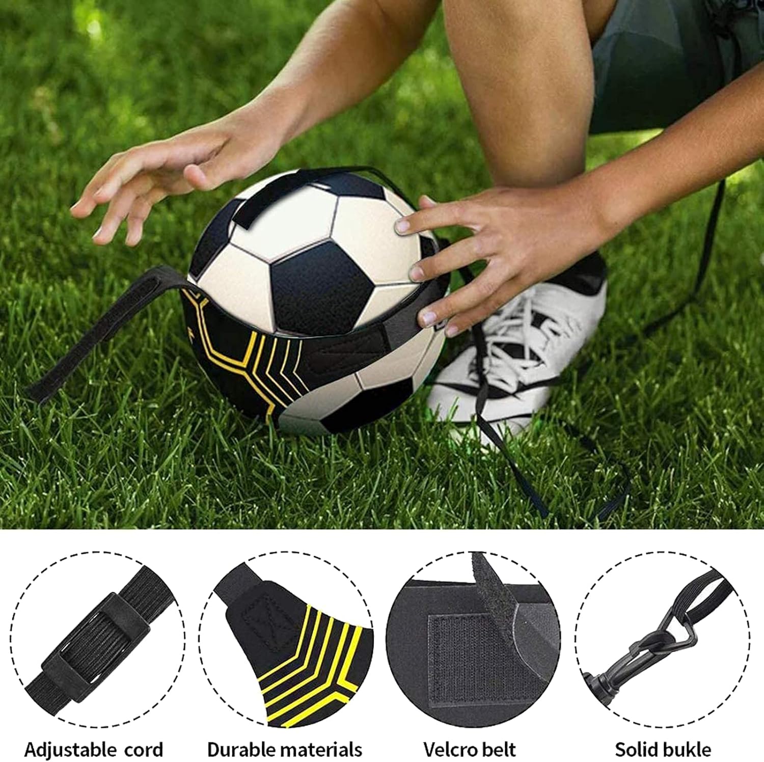 Thumbnail 2 de Taeku Taeku Football Kick Trainer – adjustable waist practice belt for solo ball control
