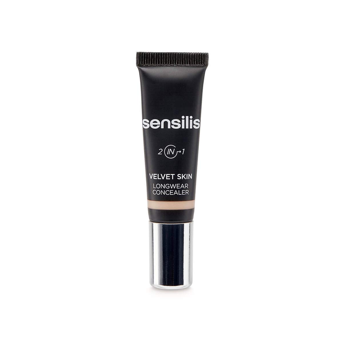 Detalle de Sensilis Velvet Skin Concealer – hochdeckender Anti-Aging Flüßigconcealer mit Hyaluronsäure, Farbe 01 Light, 7 ml