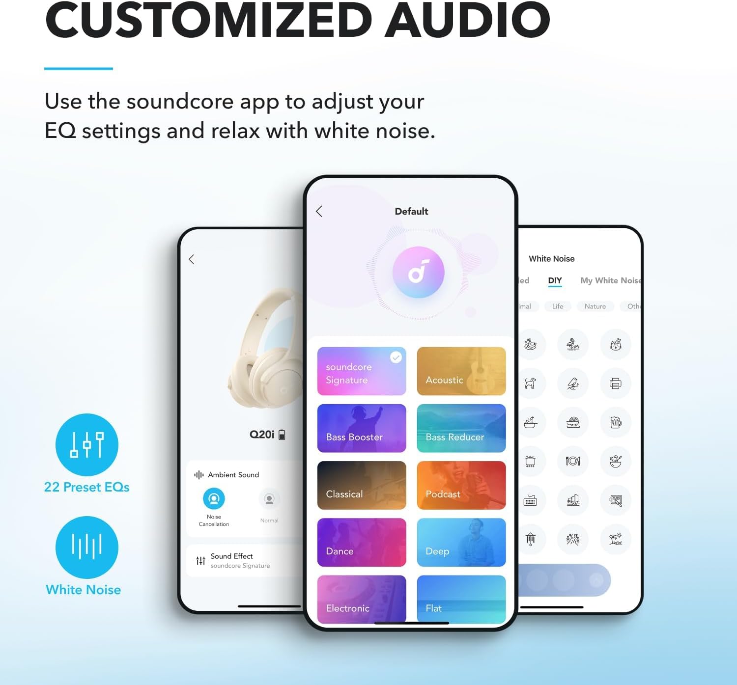 Detalle 2 de soundcore Q20i 40H ANC Wireless Headphones