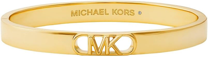 Thumbnail 5 de Bracelet Michael Kors pour femme en laiton argenté, fermoir boîte et languette