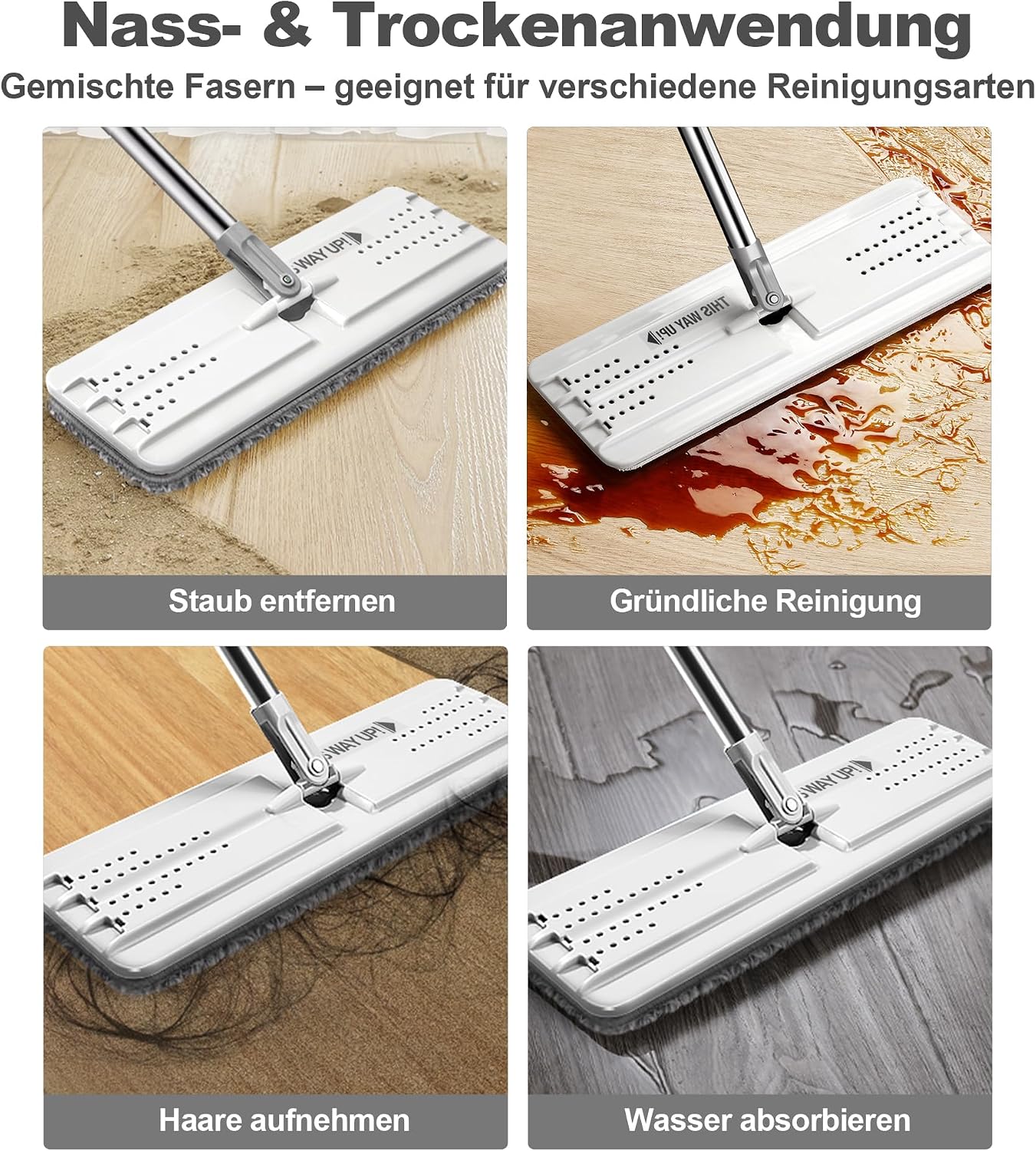 Thumbnail 6 de JOYMOOP Wischmopp und Eimer Set mit Pads
