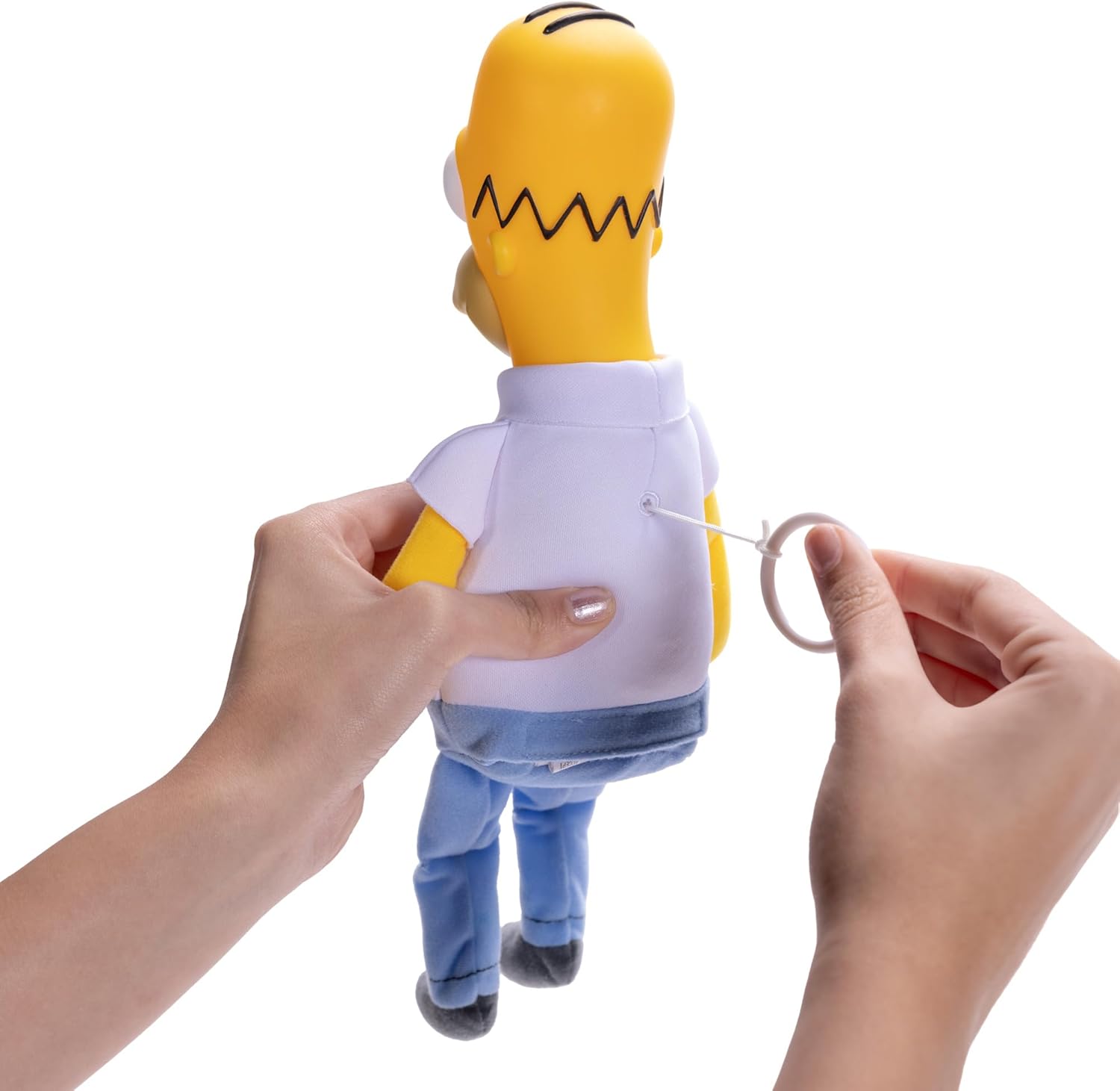 Detalle 2 de Peluche Charlatán Homer de Los Simpson 25 cm
