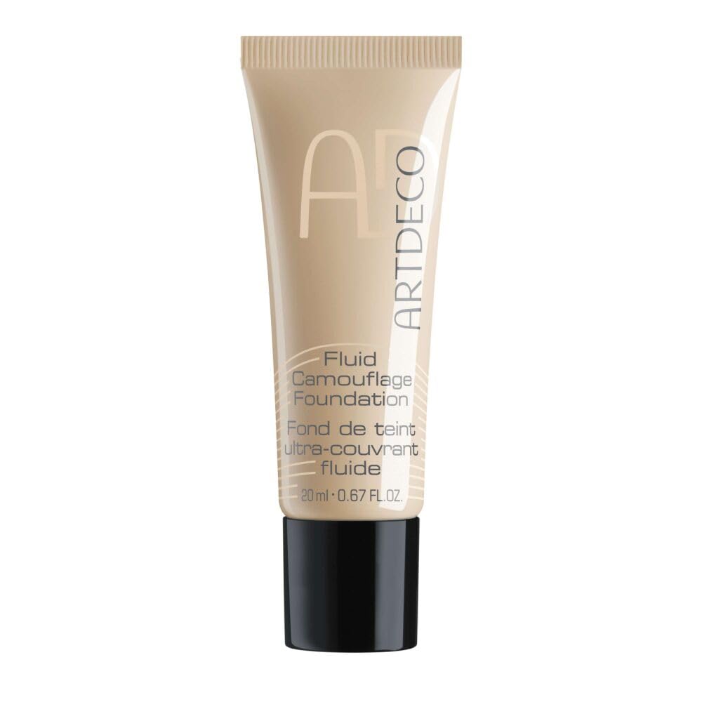 Detalle de ARTDECO Fluid Camouflage Foundation – Stark deckendes Make-up für gleichmäßigen Teint, 20 ml