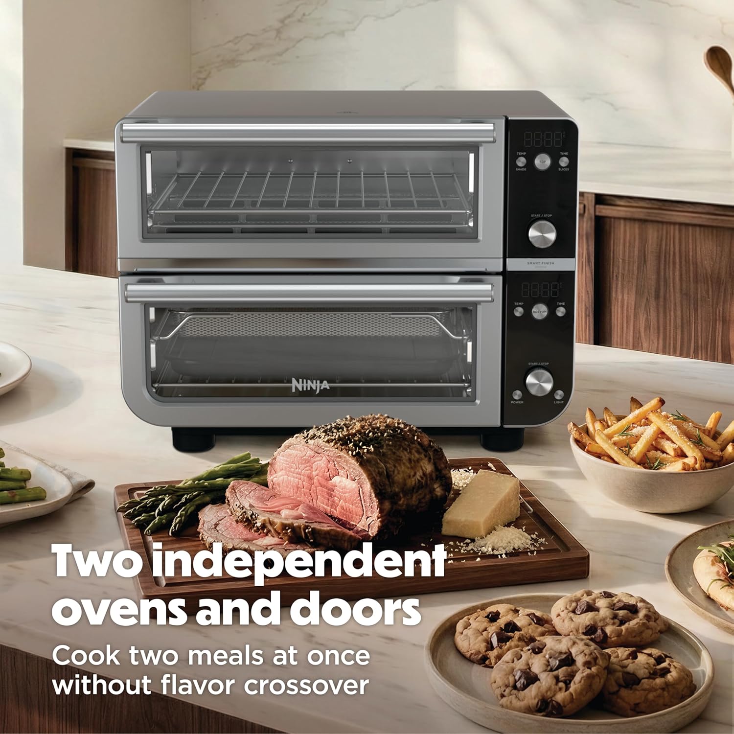 Thumbnail 1 de Ninja Double Oven Pro Smart XL Countertop Oven & Air Fryer (DCT801)