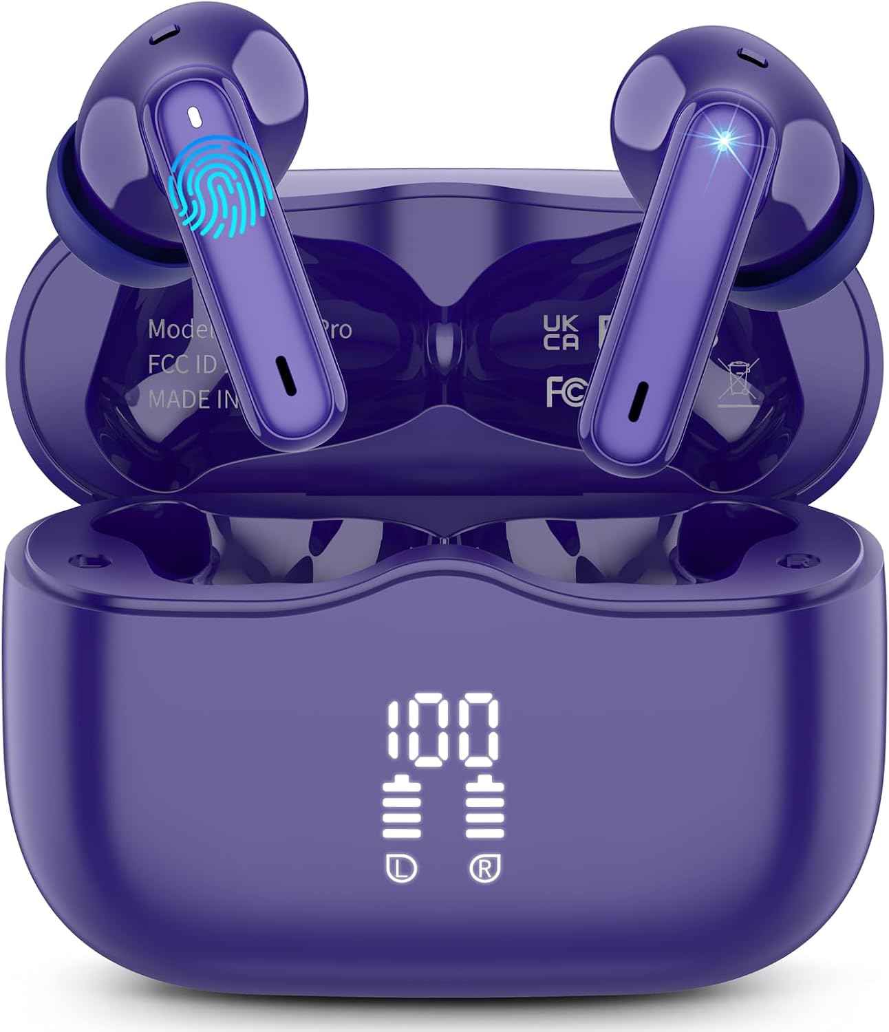 Detalle de Auricolari Bluetooth A97 5.3 con 40 ore