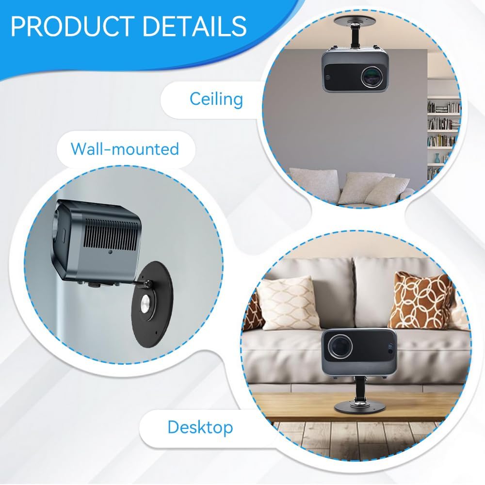 Thumbnail 6 de YBCCBY Projector Stand: Ultra-Compact Foldable Desktop Mount for Flexible Setups