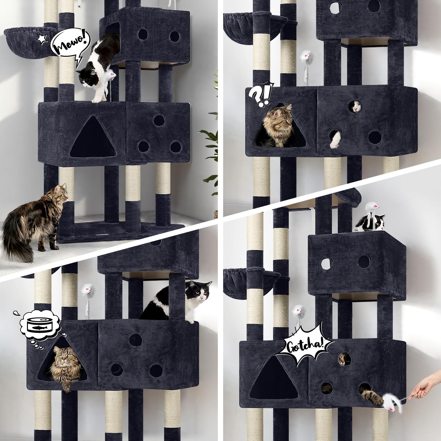 Detalle 2 de Globlazer Cat Tower, 81-Inch