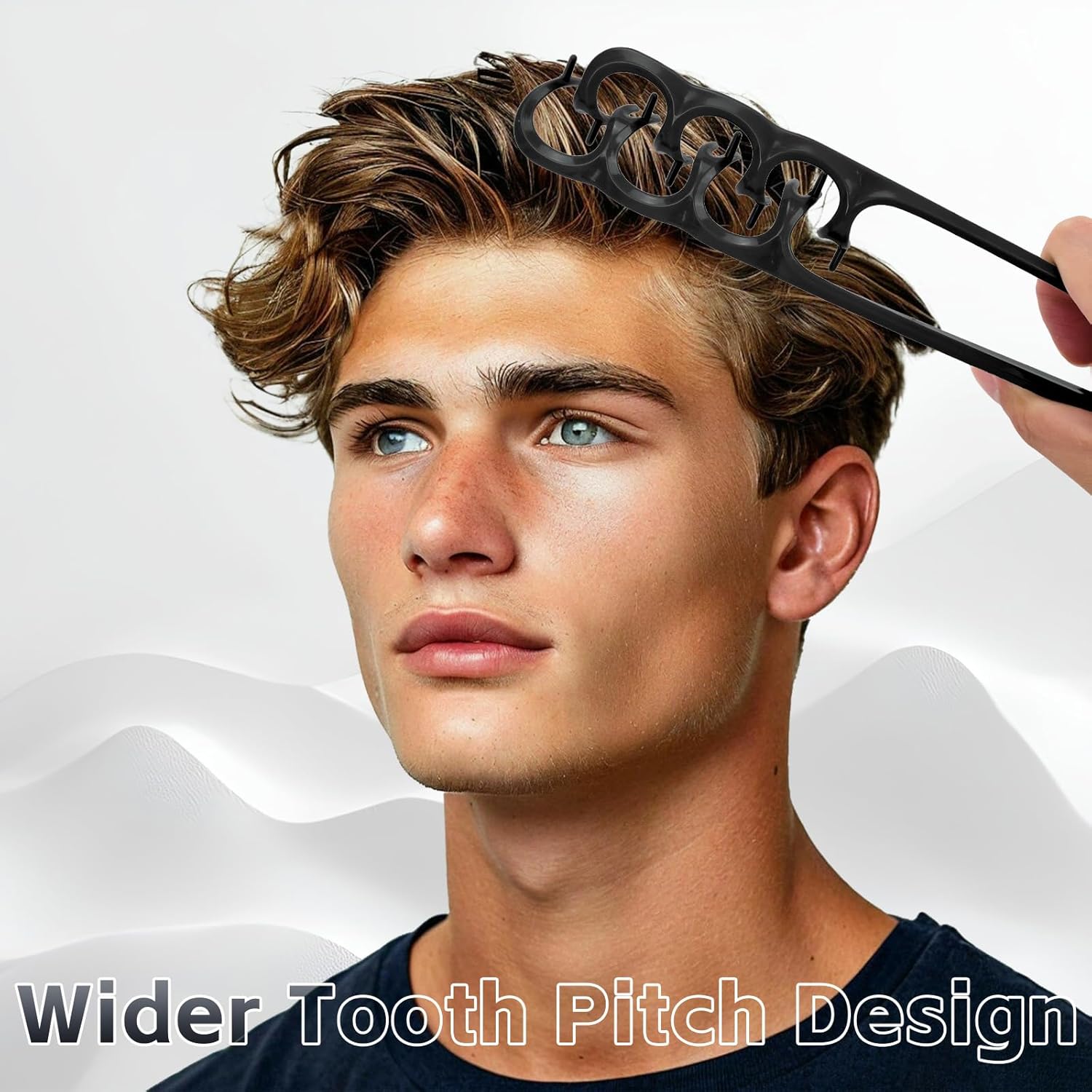 Detalle 1 de Peine texturizador 2 piezas para cabello