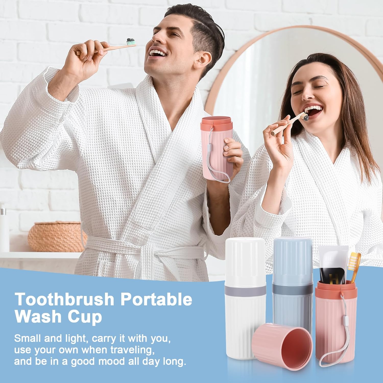 Detalle de Yimomoyi 3Pcs Travel Toothbrush Case Review