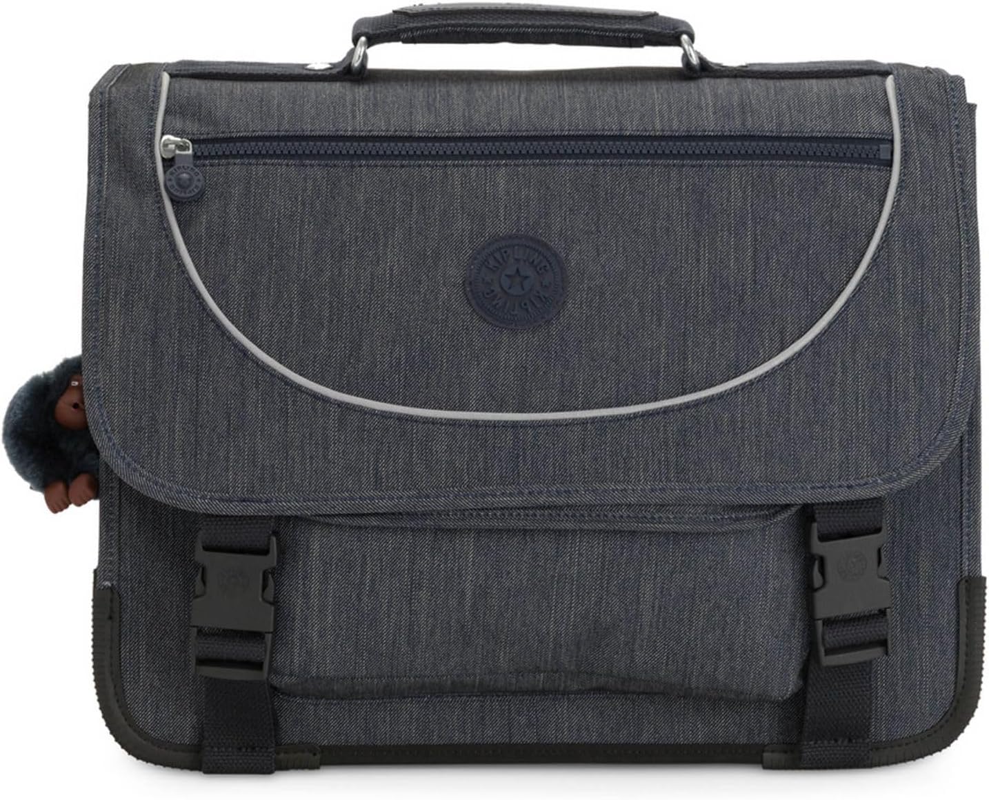 Detalle de Kipling PREPPY Cartable moyen - Sac d’école compact et fiable avec housse pluie fluorescente