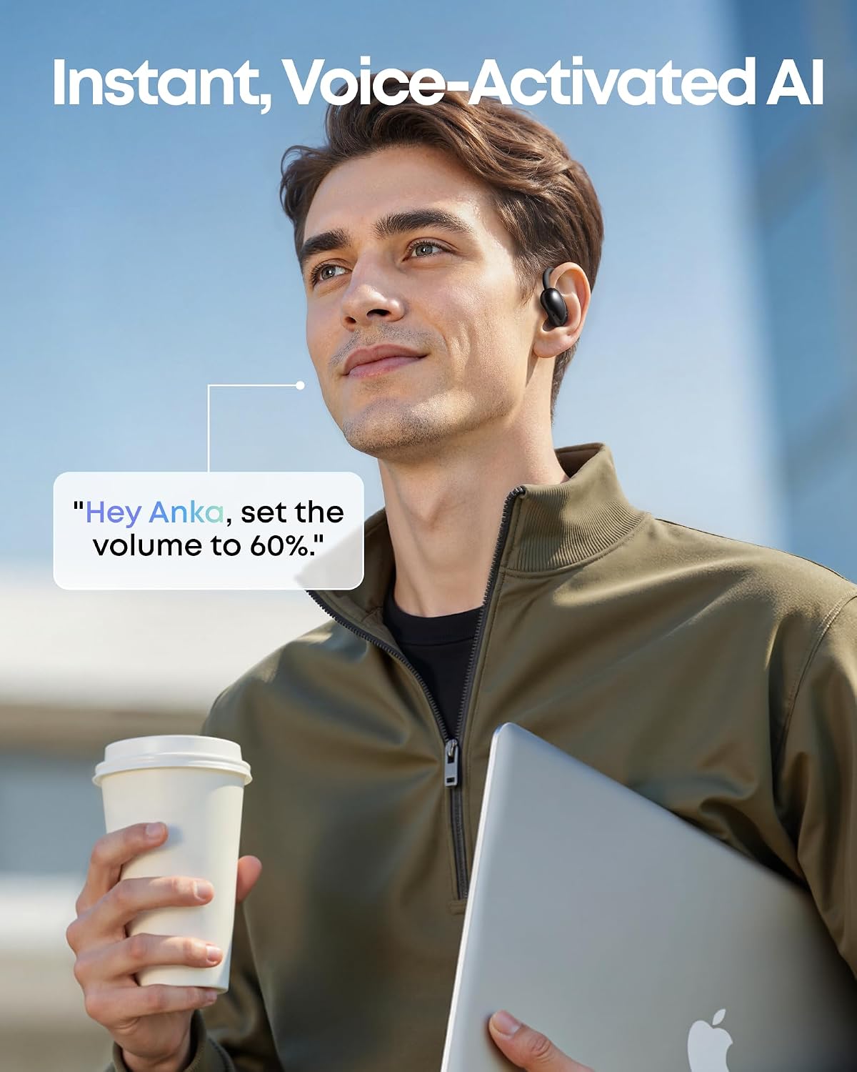 Detalle de soundcore AeroFit 2 Open‑Ear Headphones