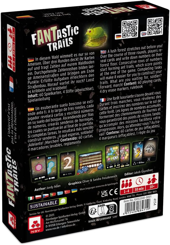Thumbnail 1 de NSV 4154 Fantastic Trails Kartenspiel