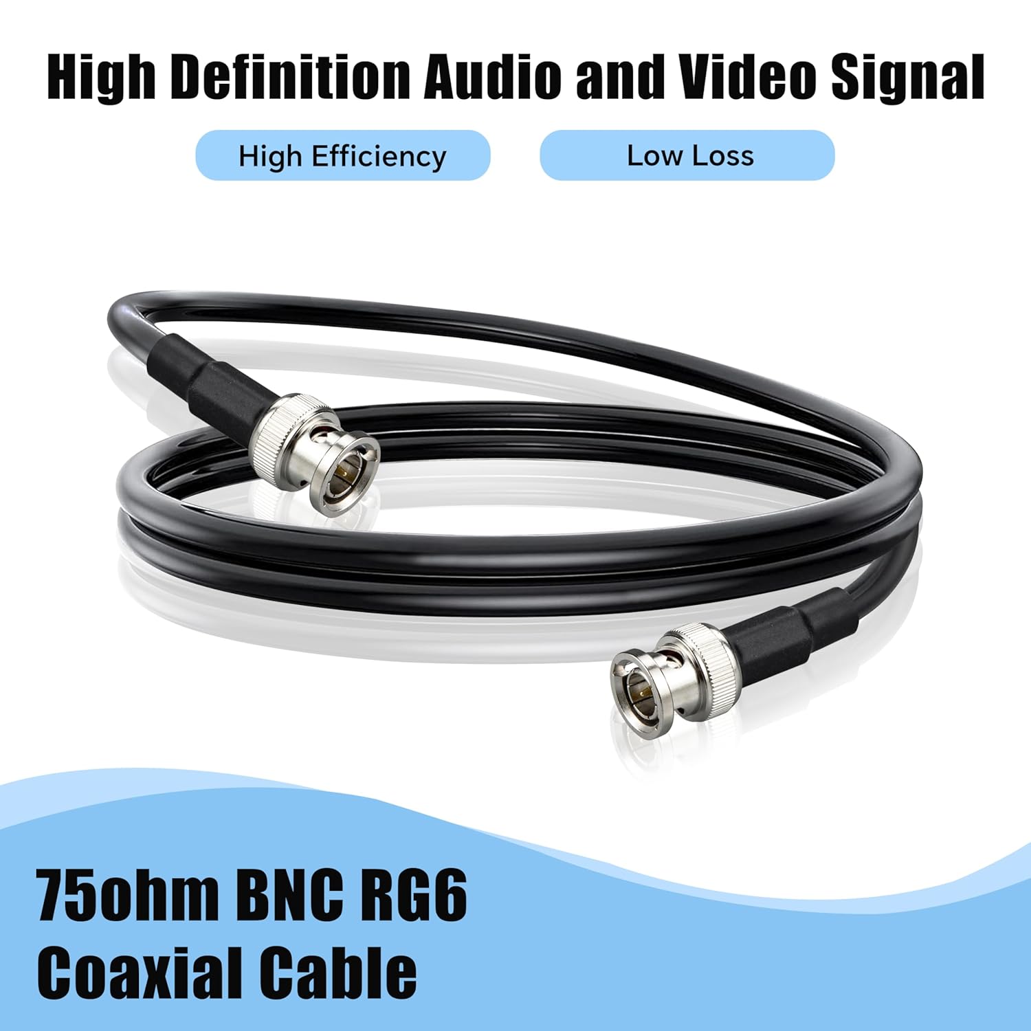 Thumbnail 5 de Boobrie 15M BNC SDI Cable 75 Ohm RG6: A practical 15-metre extension for CCTV and 3G-SDI setups