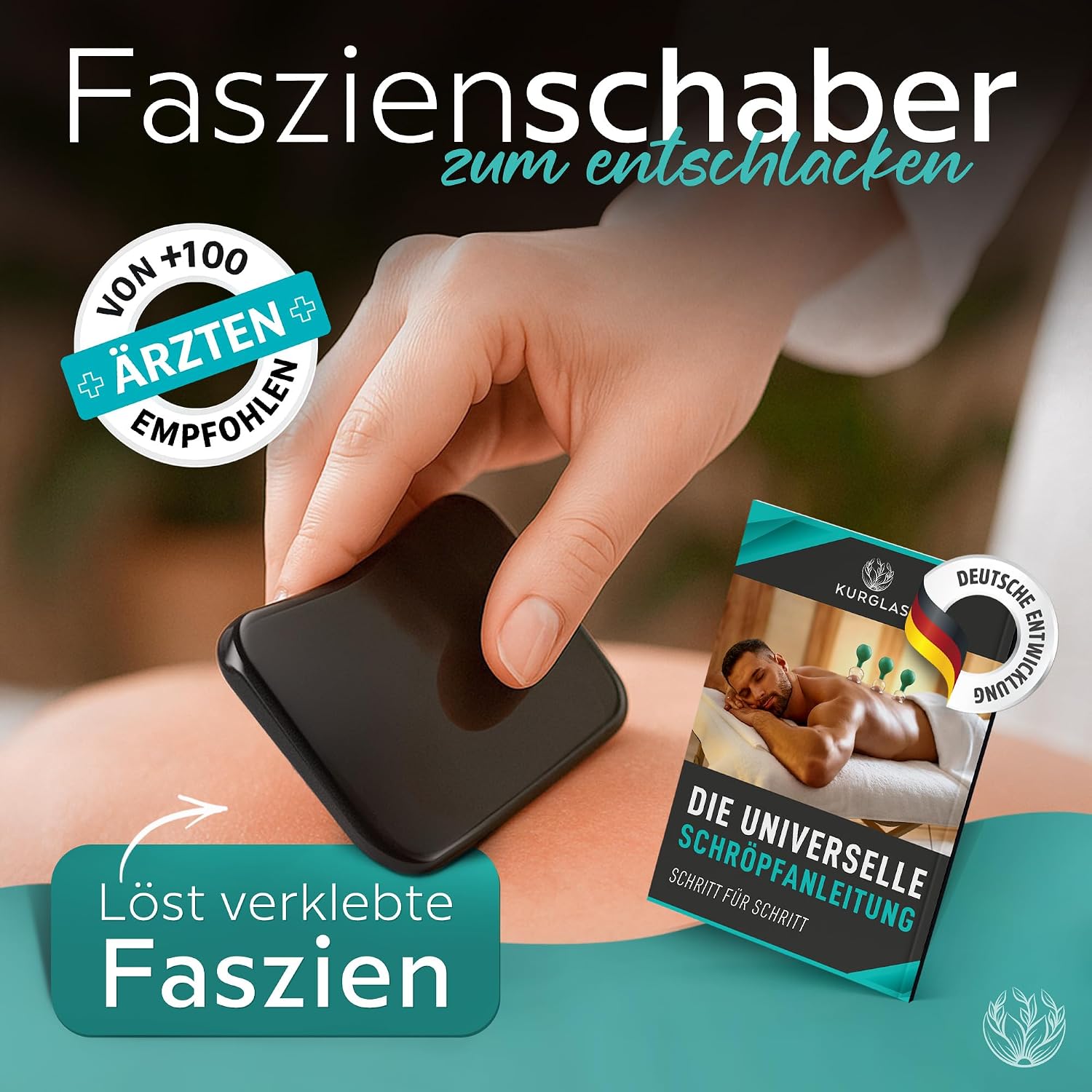 Thumbnail 5 de KURGLAS Schröpfgläser Set aus Echtglas 5-teilig