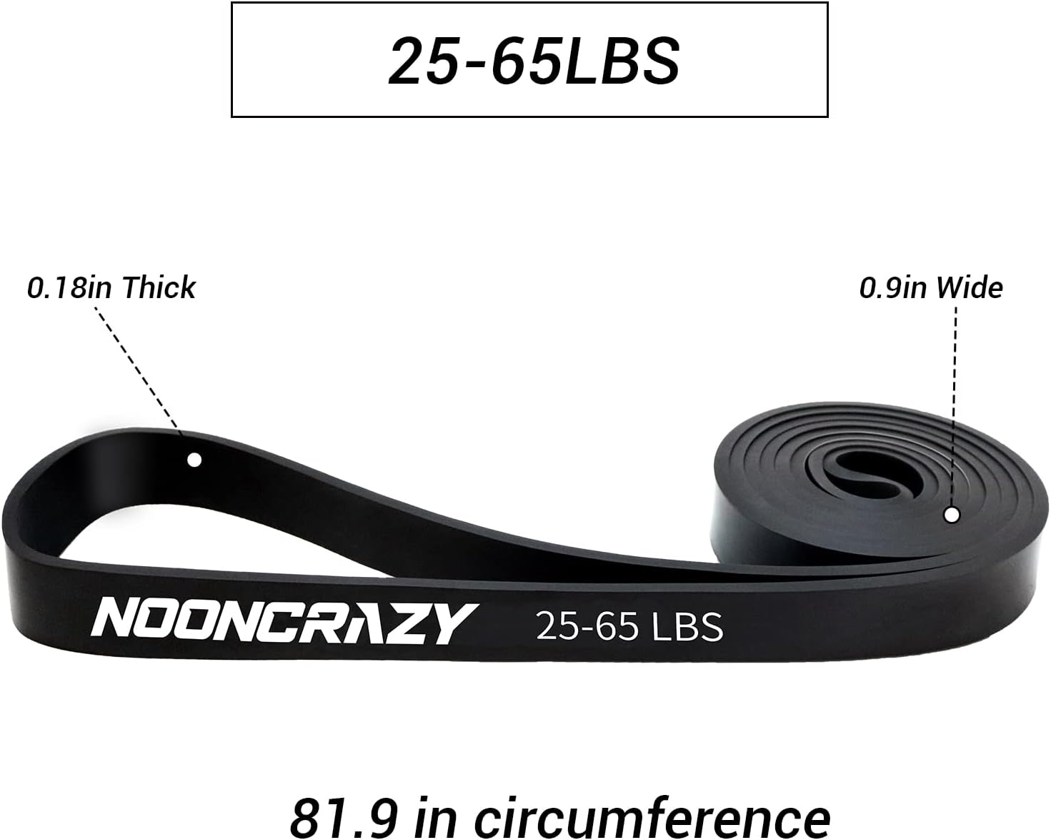 Detalle de nooncrazy Resistance Bands Set 5 levels