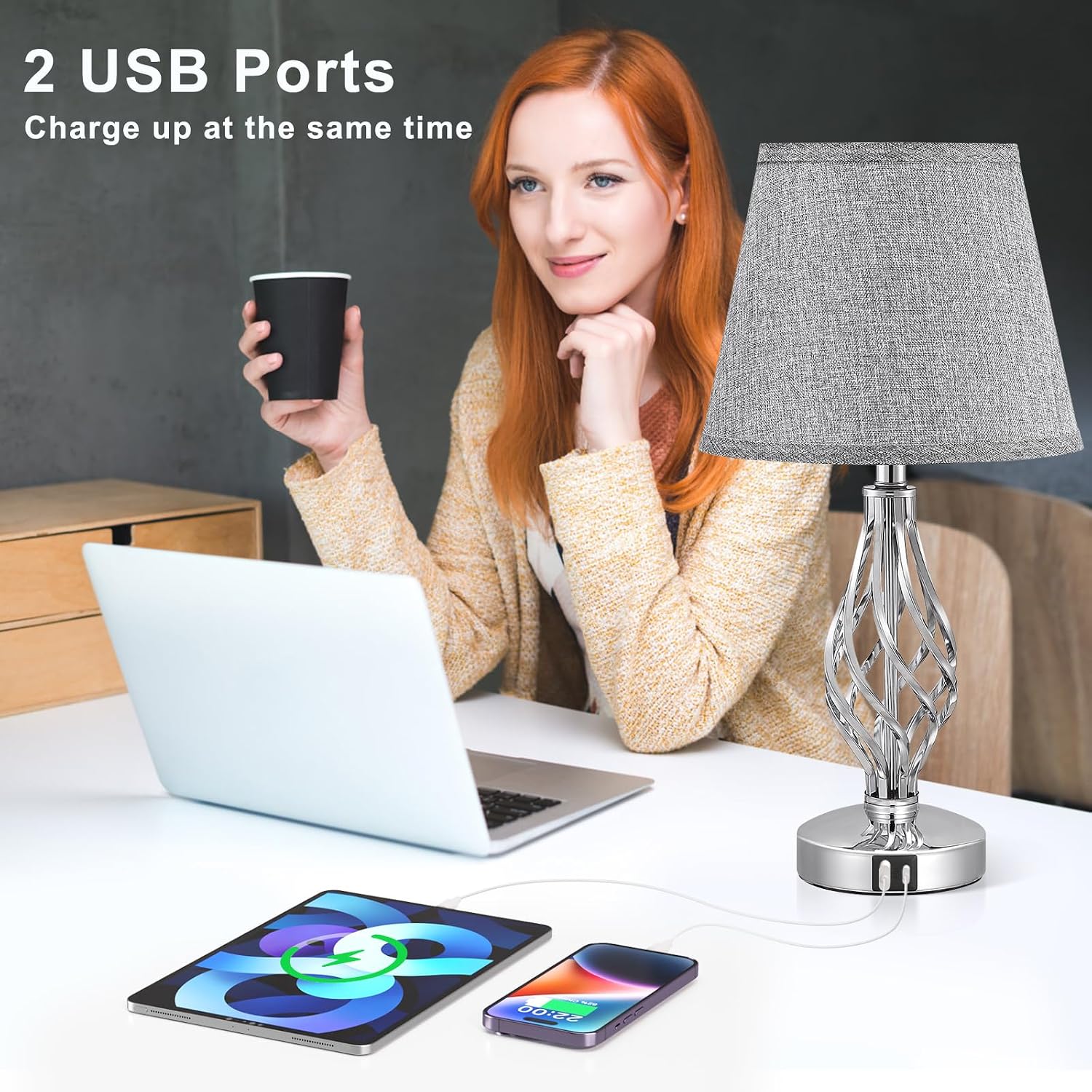 Thumbnail 4 de Aooshine Touch Table Lamps 2-pack 🛋