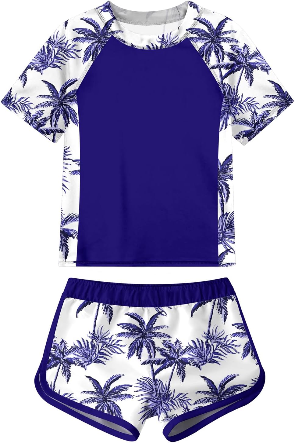 Thumbnail 6 de ADUKIDE Girls Rash Guard Swimsuit 2-Piece (UPF 50+) – A Practical Summer Set for Splash-Wassup Fun
