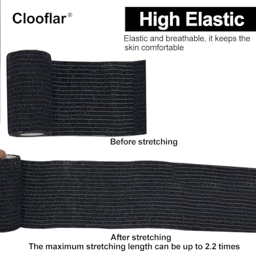 Detalle de Selbstklebender Verband 16 Rollen 5 cm – Clooflar kohäsive Bandagen