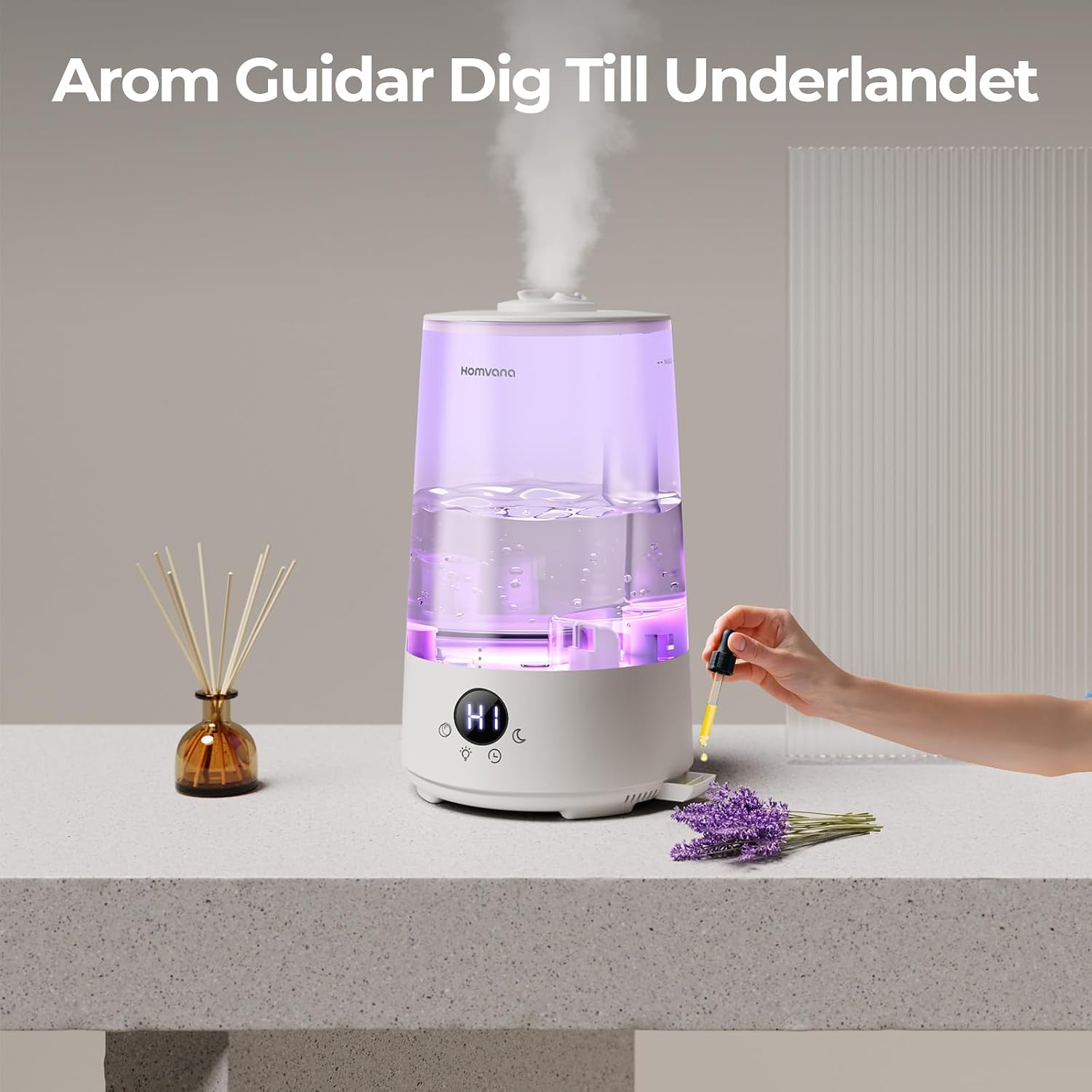 Thumbnail 6 de Homvana Top-Fill humidificador 34 h para dormitorio