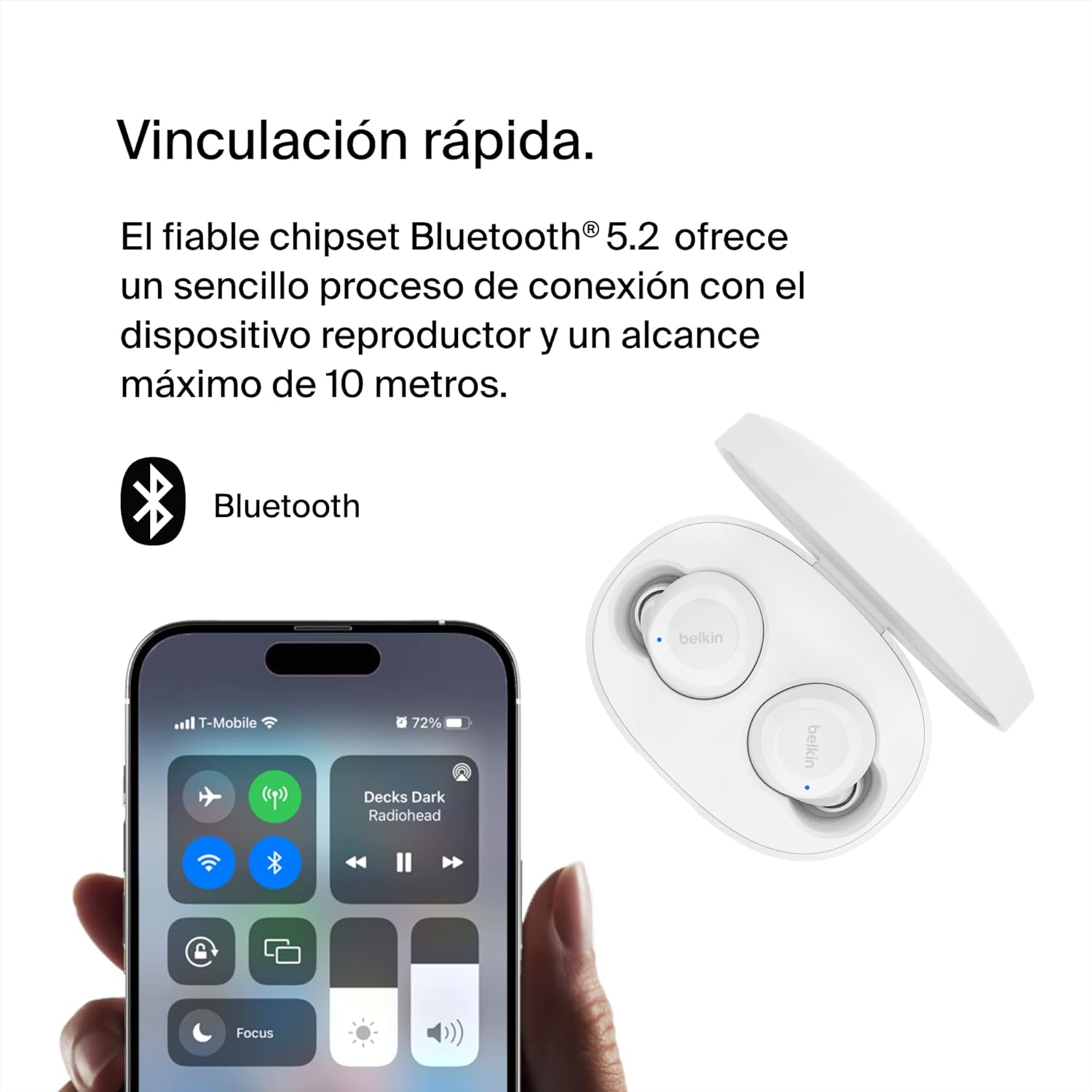 Thumbnail 2 de Belkin SoundForm Bolt Auriculares Inalámbricos Bluetooth con 28h