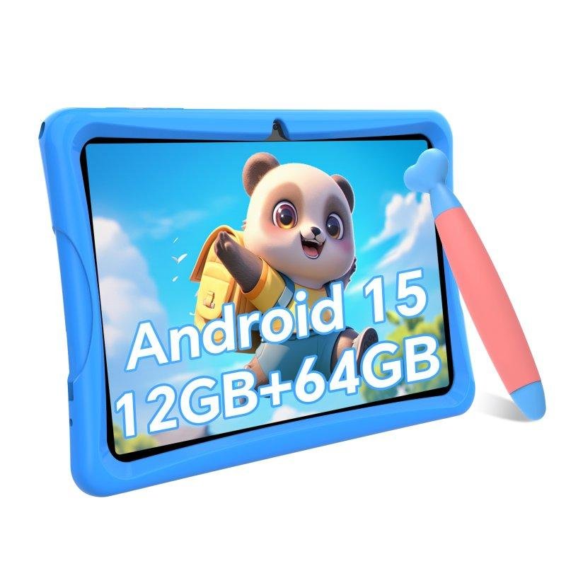 Detalle de VEKFULPC K10: Tablet infantil 10,1" con stylus, 4 GB/64 GB y control parental
