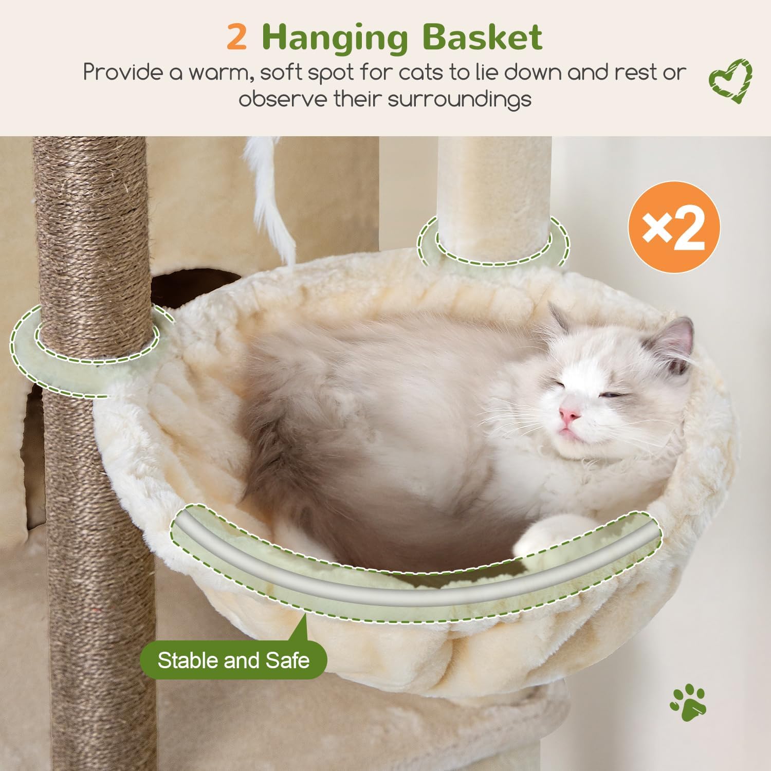 Detalle de Globlazer Cat Tree, 63-Inch