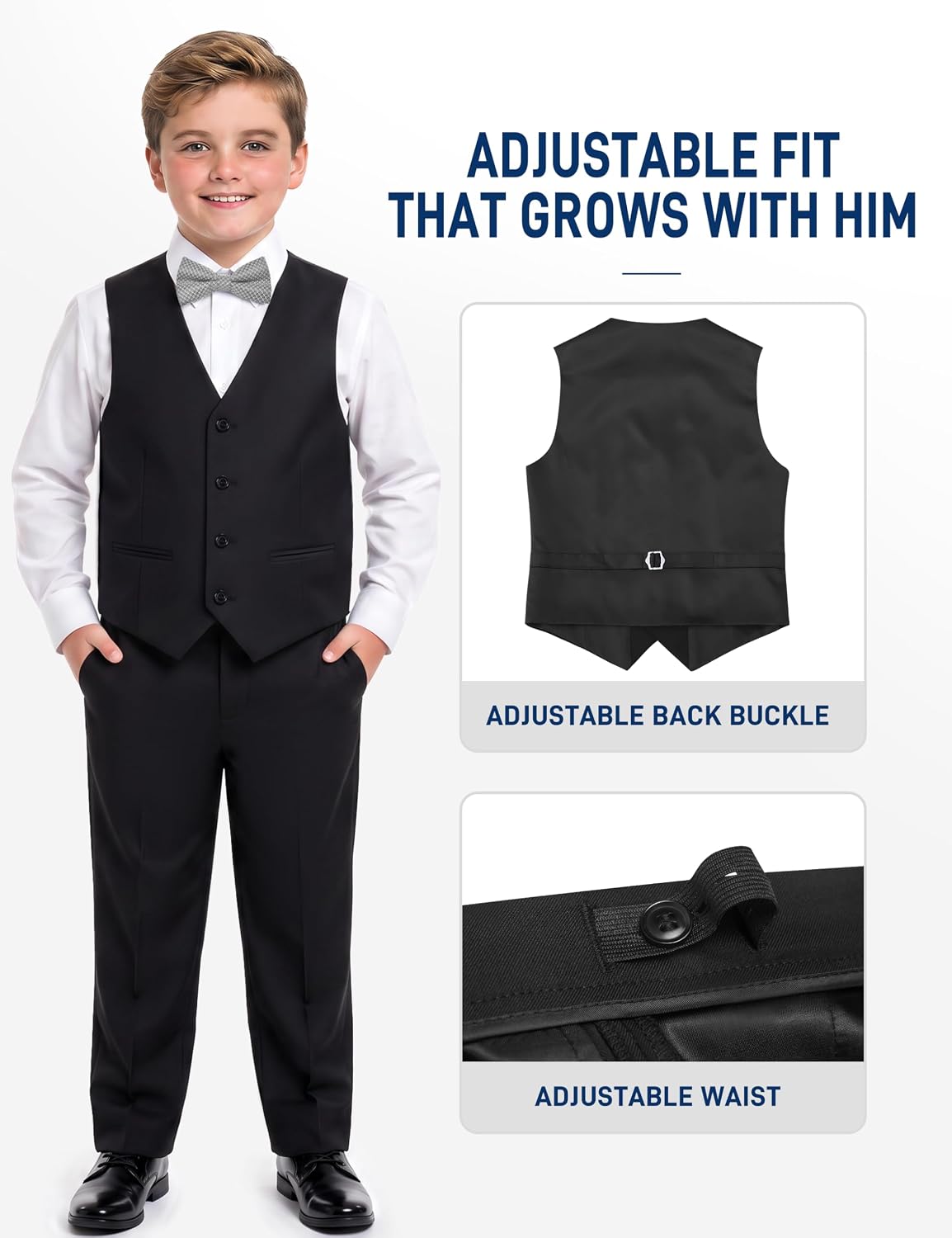 Detalle 2 de Singing Parrot Boys’ Suit Set, 7-Piece